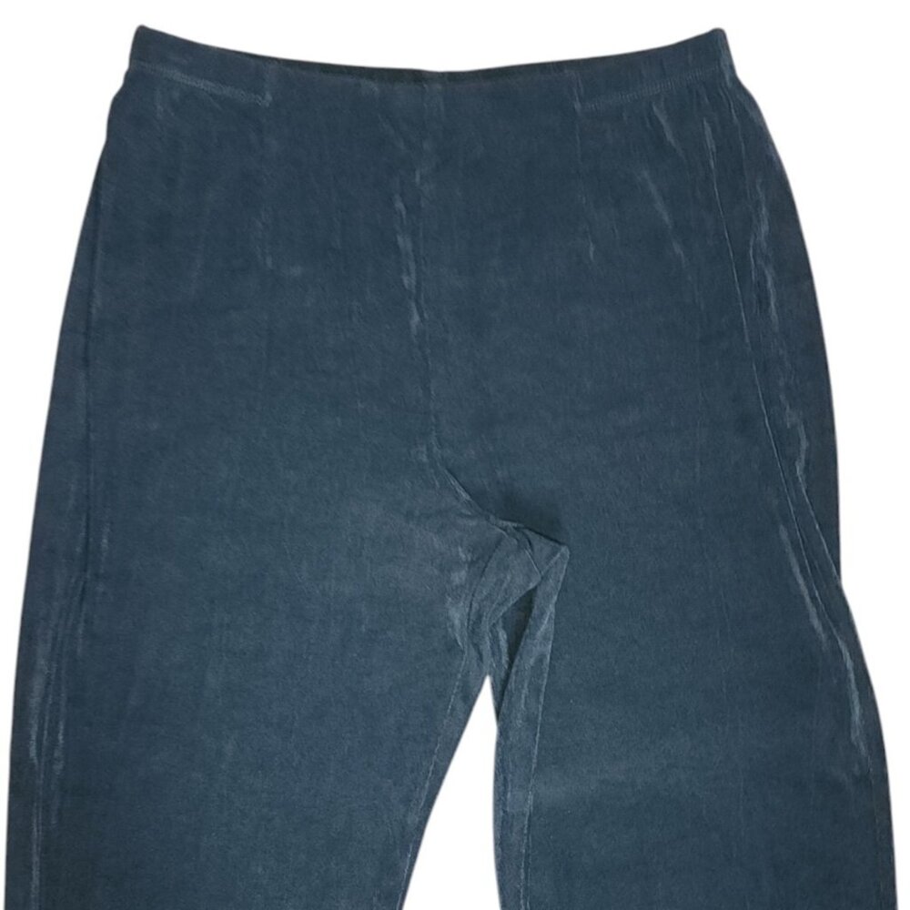 Chicos Travelers Pants Size 1S Womens Medium Short Black Pull On Acetate Comfort - Picture 2 of 6